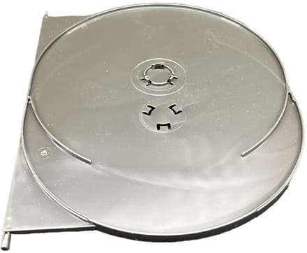 By shayne - DVD Behuizing - 2 Disc Tray - Set van 5 - 14mm Formaat - Geschikt voor DVD's - Zwart Kleur