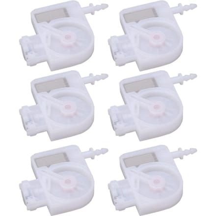 Lot de 6 amortisseurs d'encre de rechange pour imprimantes 4880 DX5 DX6 DX7 4800 7800 7880 9800, blanc, enfichables