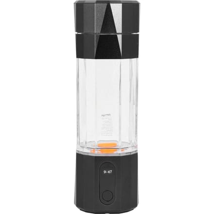 Bouteille d'eau à hydrogène 6 000 à 8 000 PPB, portable, rechargeable, électrolyse rapide, eau hydrogène L noir
