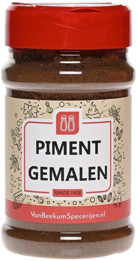 Van Beekum Specerijen - Piment Gemalen - Strooibus 130 Gram
