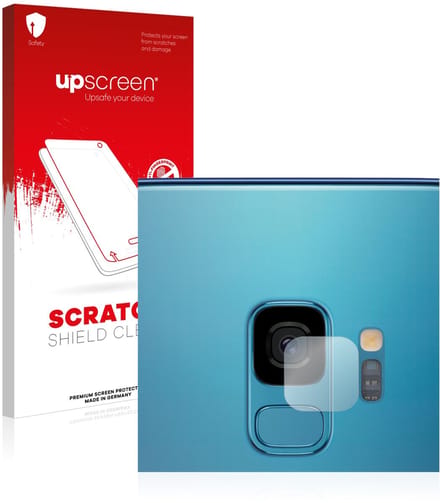 upscreen - Screenprotector voor Samsung Galaxy S9 (ALLEEN Camera Lens) - Folie Beschermfolie transparant