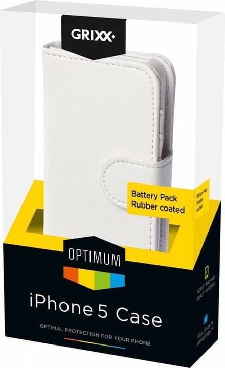 GRIXX Optimum Case iPhone 5 Creditcard White