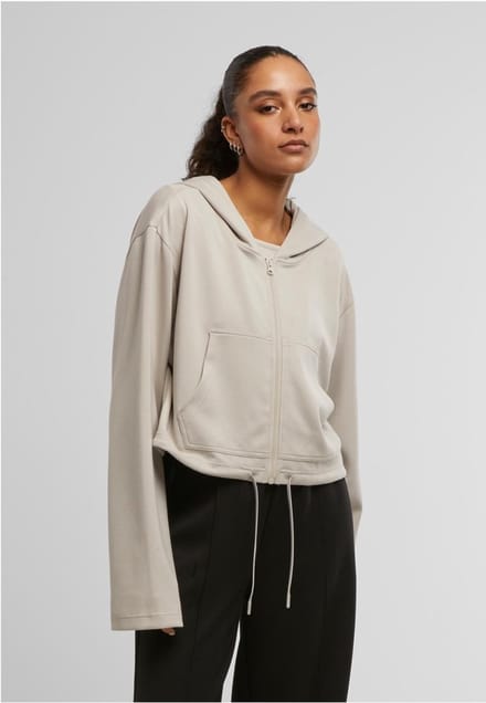 Urban Classics - Soft Touch Vest met capuchon - XXL - Grijs