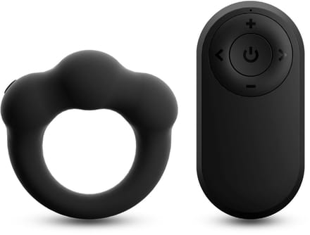 Renegade - Rocket - Vibrerende Cockring met Afstandsbediening - Zwart