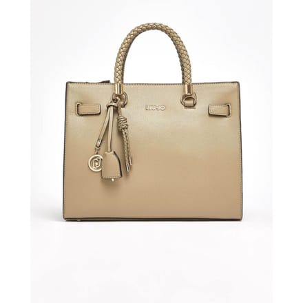 LIU JO schoudertas Manhattan ECS Tote Bag Mud Taupe