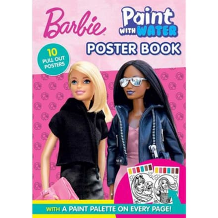 Alligator BARBIE paint with water coloring book