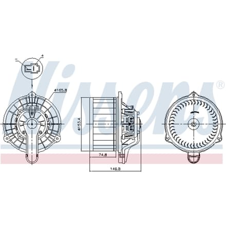 Interieurventilatie Original NISSENS 87815
