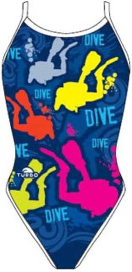 Turbo Dive 2016 Revolution Zwemkleding Blauw L Vrouw