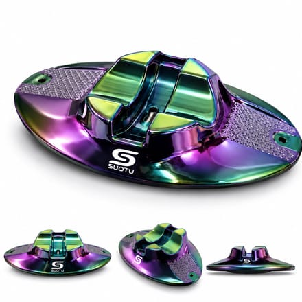 Suotu standaard step - Stuntstep/kinderstep Standaard - Step Stand Fit Meest Major Steps - Anti-slip - Regenboog