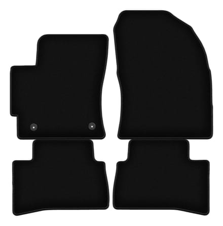 Wielganizator WLG-BASIC Serie - Velours Automatten - Zwart - Toyota Corolla Cross SUV