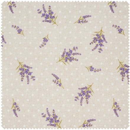 Motiefstof in linnenlook "Provence"