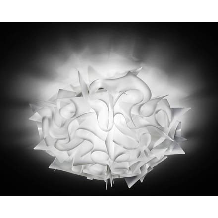 Slamp Veli - design wandlamp, Ø 32 cm, wit
