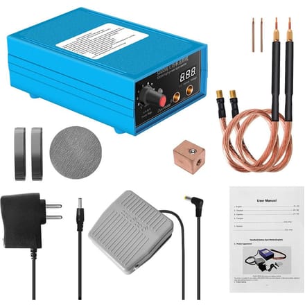 Hoogvermogen 5000W draagbare thuislasmachine met batterij voor nikkelplaatpuntenlassen EU Plug