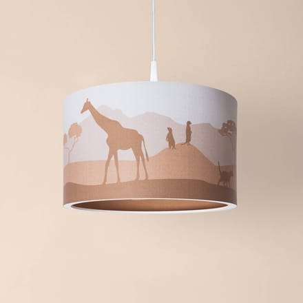 Elobra Hanglamp 25/40 Scandi Savanne, Ø 38 cm, oranje, E27