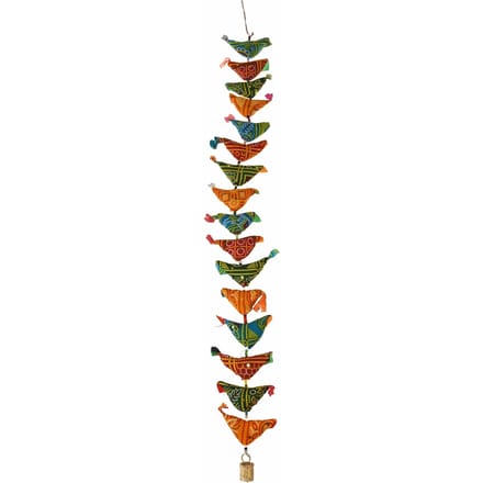 16 stoffen vogels hangende decoratie Rex London