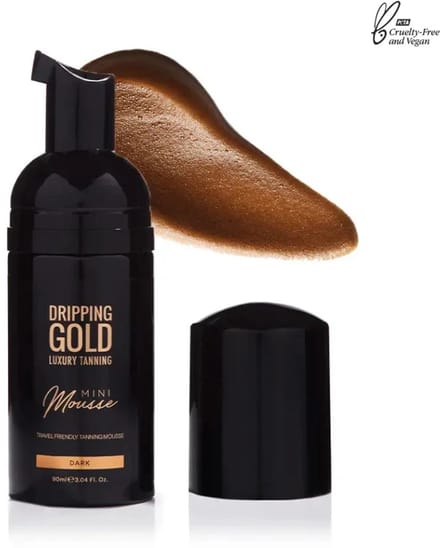 Dripping Gold | Mini Tanning Mousse Dark - 90ml - Vegan