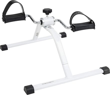Trainingspedaal - Mini Hometrainer - Thuis Bewegen - Handmatige Instelling - 50 x 40 x 30 cm - Wit