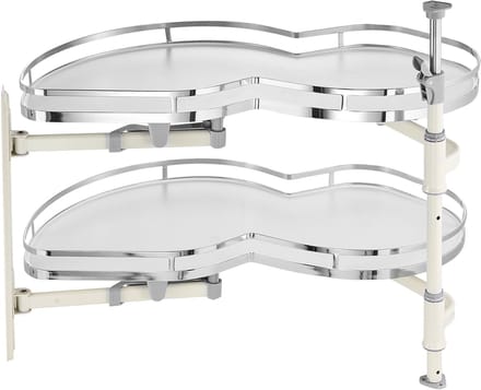 Swing Left Blind Corner Cabinet Organiser - Maximaliseer De Opbergruimte In Je Keuken - Grijs