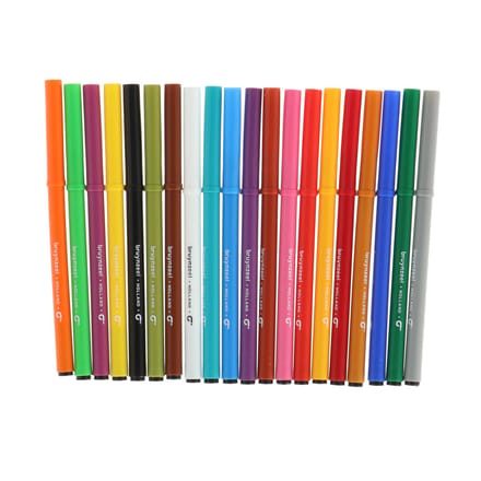 Bruynzeel Kids Super Point Felt-Tip Pens Set 20 Colors