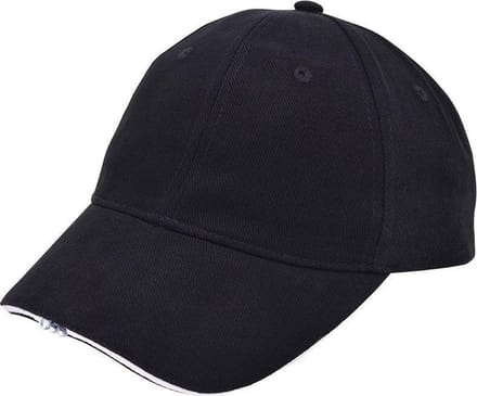 Benza Baseball Cap met led verlichting - Zwart