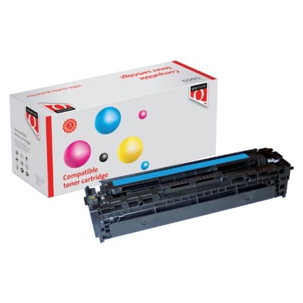 Tonercartridge quantore alternatief tbv hp ce321a 128a blauw