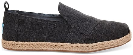 TOMS - WMNS Deconstructed Alpargata - Zwarte Instapper - 36 - Zwart