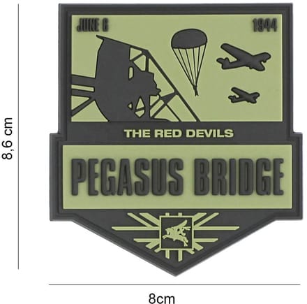 Embleem 3D PVC Pegasus Bridge