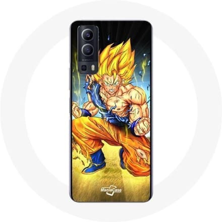 Coque Vivo Y72 Son goku dragon ball corps enervé