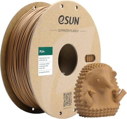 eSun PLA+ Lichtbruin / Light brown - 1 kg - 1.75 mm - 3D printer en 3D pen filament