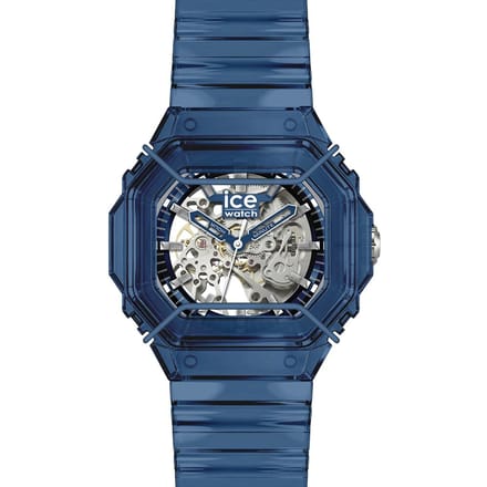Ice Watch BEWATCH 2 - Blue skeleton 025685 Horloge - Siliconen - Blauw - Ø 48 mm