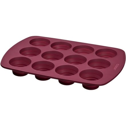 Coox Siliconen muffinvorm (Rood)