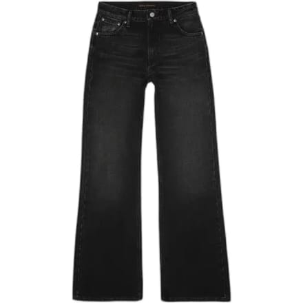Vrouwelijke Flared Jeans Nudie Jeans Dusty Dee Night Dune Black