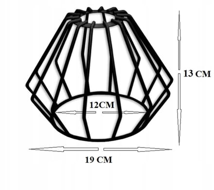 Zwarte Wandlamp Diamond - Stijlvol en Modern