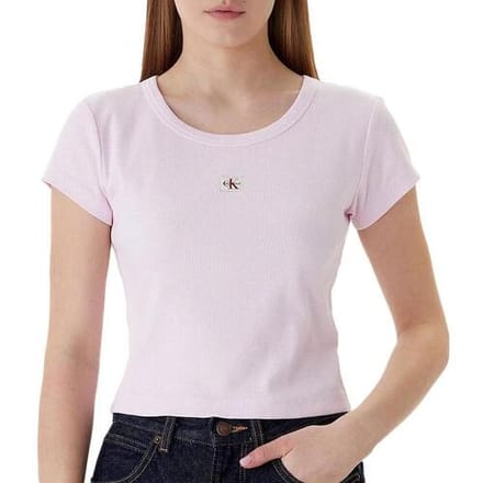 T-shirt Korte Mouw Calvin Klein Jeans Label 2x2