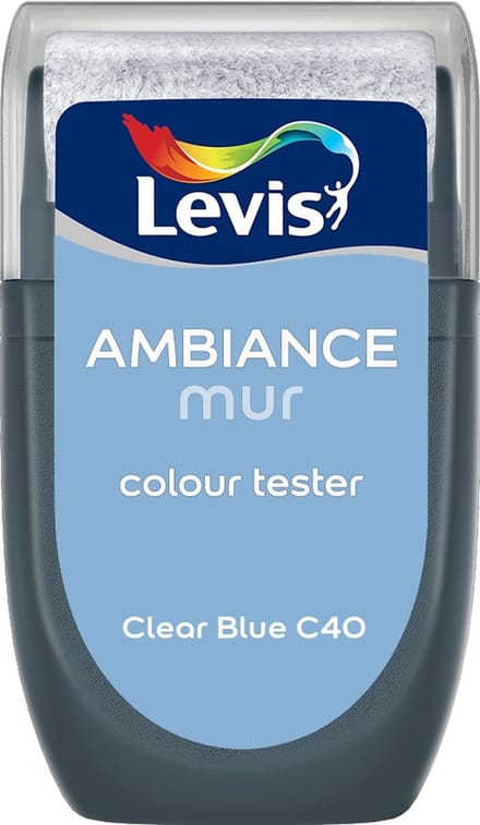 Levis - Muurverf Kleurtester Mat Mix - Clear Blue C40 - Mengverf - 30 Ml