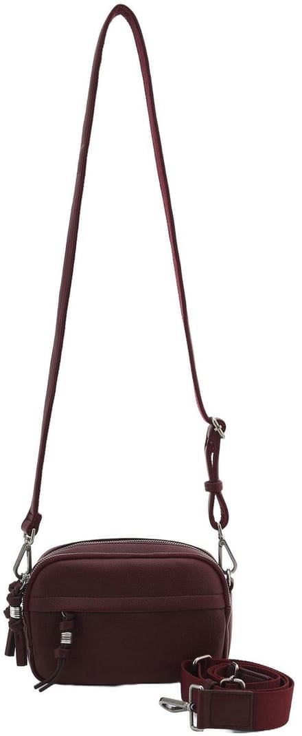 FREDsBRUDER schoudertas My Bestie Camera Bag Dark Red donkerrood