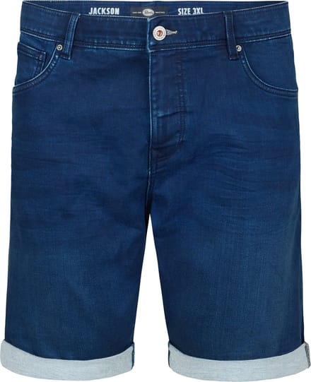 Petrol Industries - Heren Plus Size Jackson Stretch Denim Short Jetty - Blauw - Maat 5XL