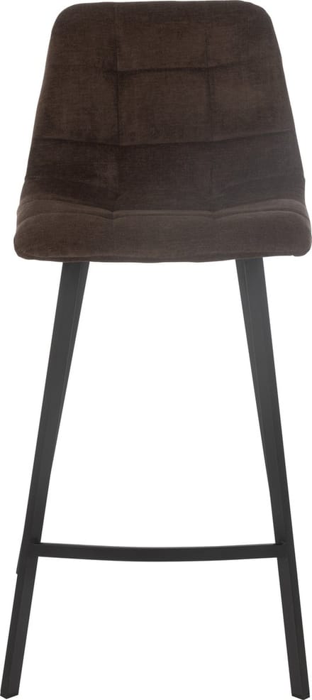 J-Line barstoel Kent - metaal/polyester - bruin