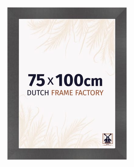 Fotolijst 75x100 cm - MDF - Zwart Mat - Praag