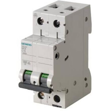 Siemens Automatische zekering 6ka 2-polig c10 5sl6210-7