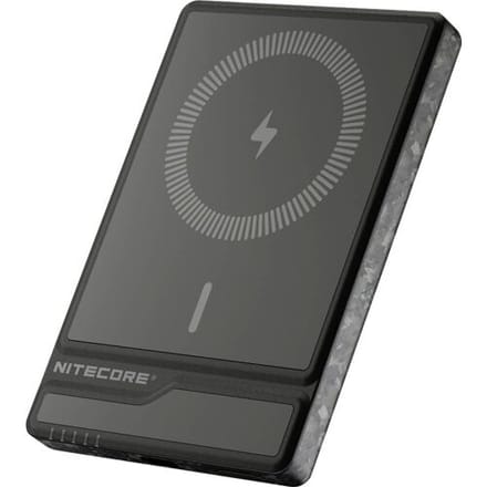 NiteCore NW5000 Powerbank 5000 mAh Qi Wireless Charging Li-ion USB-C Zwart Statusweergave