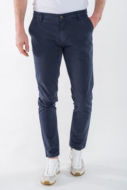 Presly & Sun - Heren Jeans Samuel Chino - Blauw - Maat 33/34