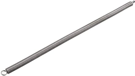 Trekveer 1 mm draaddiameter 10 mm buitendiameter 300 mm vrije lengte met dubbele haak