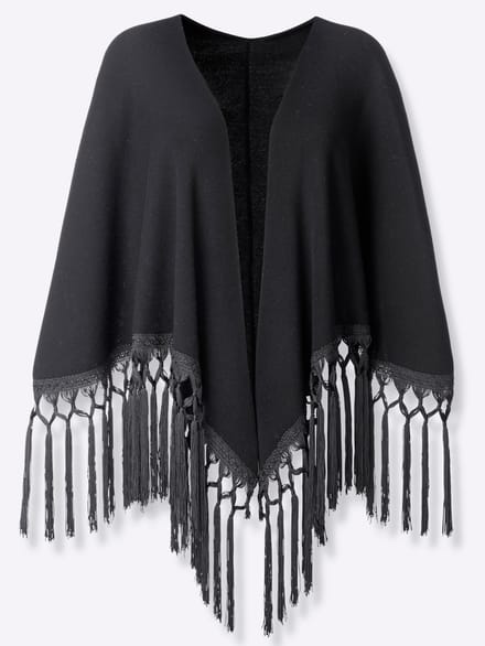 Gebreide cape
