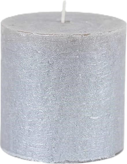 Rasteli Luz Your Senses Stomp Kaars Zwart-Black Silver D 9 cm H 9 cm