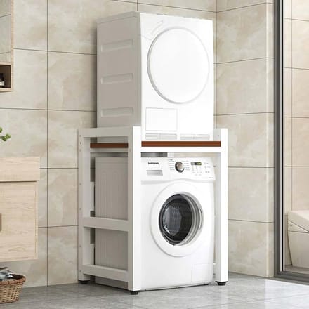Opbergunit voor wasmachine en droger - Stevige wasmachinekast met 300 kg draagvermogen