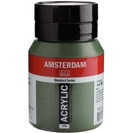 Acrylverf - Amsterdam - 500ml - Olijfgroen - Hoge lichtechtheid - Duurzaam groen