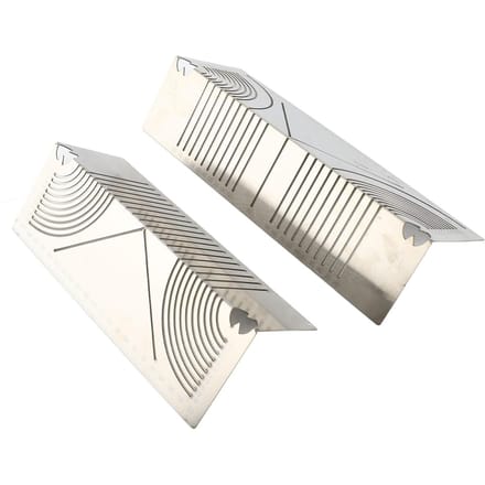 2 Pièces Outil de Marquage d'Angle et d'Arc Scriber Linéaire à Arc Multifonctionnel en Acier Inoxydable pour Coupe de Tuyaux Soudage