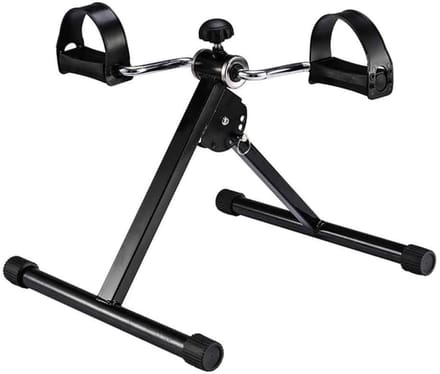 Mini Stepper - Hometrainer Elliptical - Conditie Opbouwen - Compact Ontwerp - Extra Grote Pedalen - Zwart