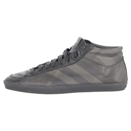 Burberry sneakers met ruitprint in grijs gecoat canvas